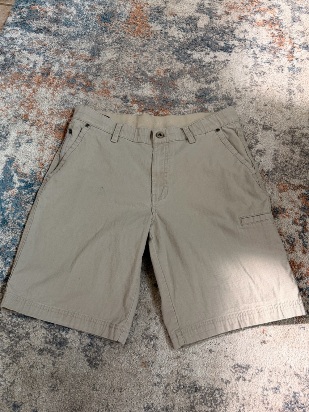 Weatherproof Khaki Cargo Shorts